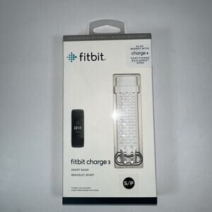 Fitbit Charge 3 Sport Band - Silver and White